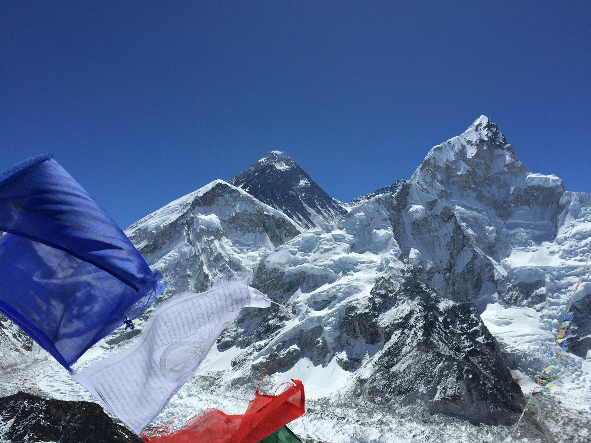 Close view of Mt. Everest